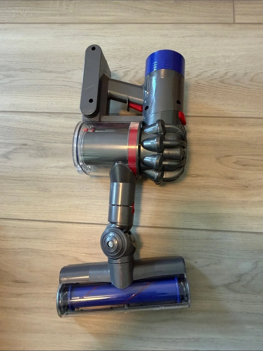 Dyson Kids Play Vacuum in Gray with Blue and Red Accents